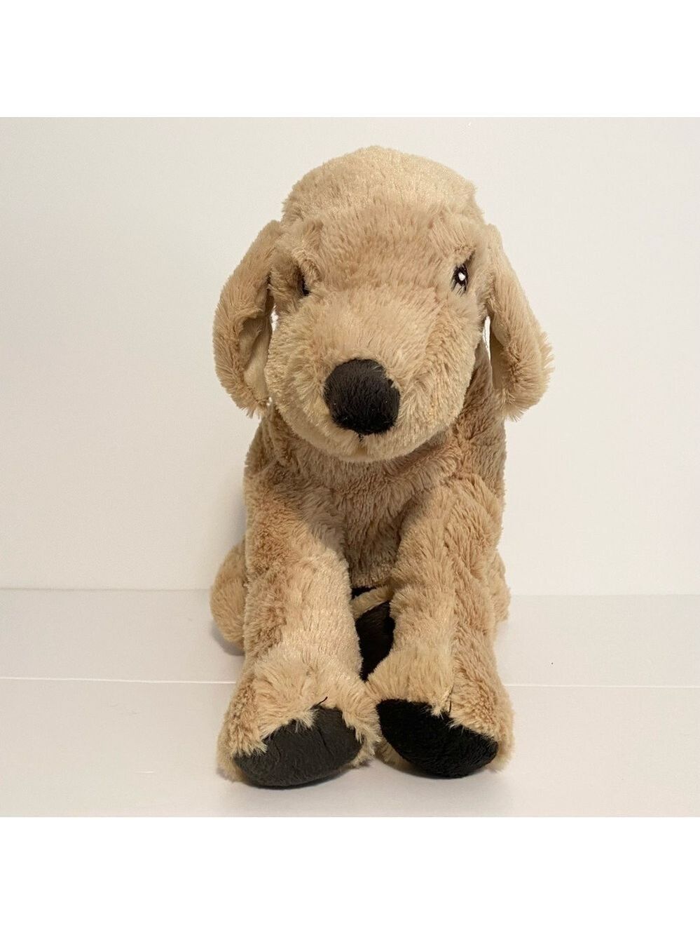 IKEA Lab Puppy Dog Stuffed Animal Plush Gosig Yellow Golden Play Toy 15” Lovey